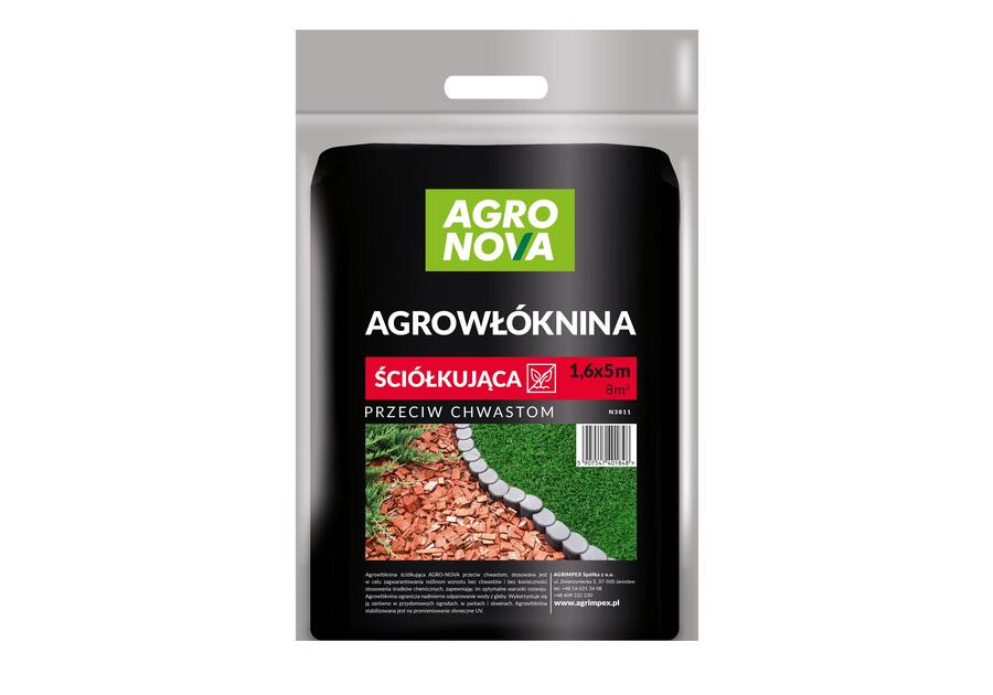 Zdjęcie: Agrowłóknina ściółkująca czarna 1,6 x 5 m Agro Nova AGRIMPEX