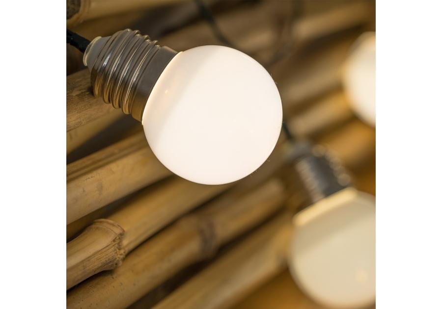 Zdjęcie: Lampki solarne sznurkowe białe 10 szt. POLUX