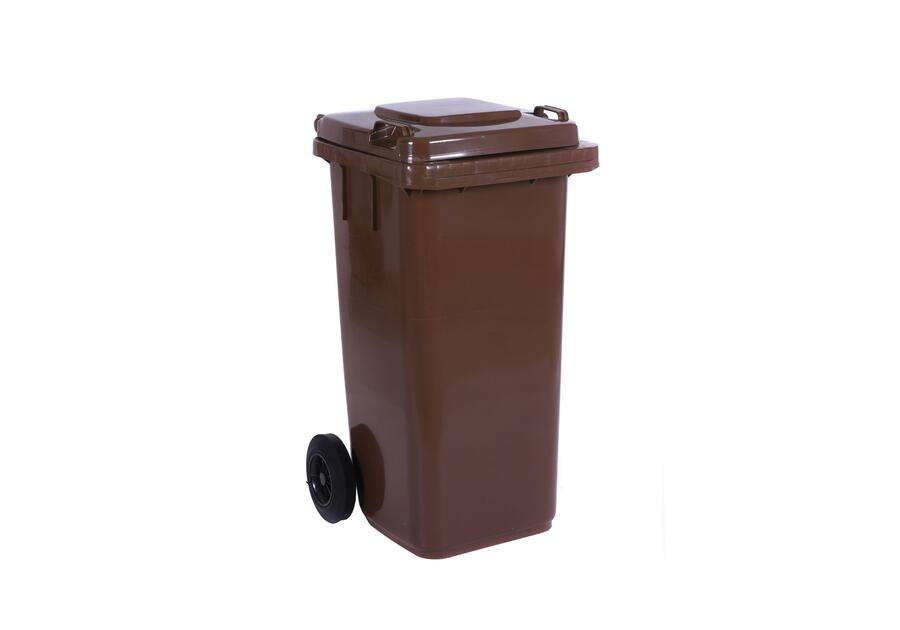Zdjęcie: Pojemnik na odpady, śmieci brązowy 120 L RIM KOWALCZYK