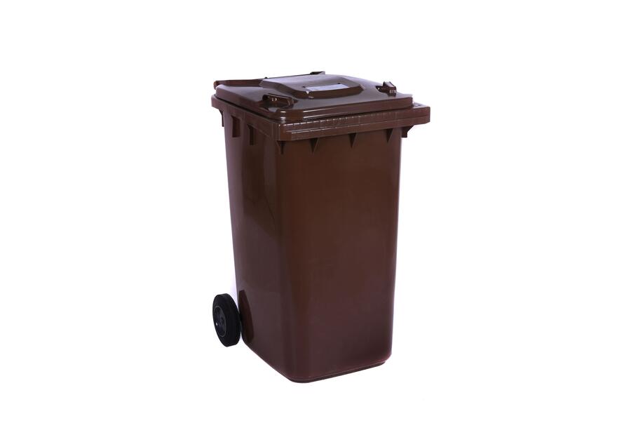 Zdjęcie: Pojemnik na odpady, śmieci brązowy 240 L RIM KOWALCZYK