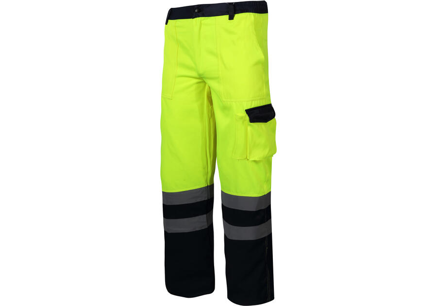 Zdjęcie: Spodnie ostrzegawcze żółte, 2XL, CE, LAHTI PRO