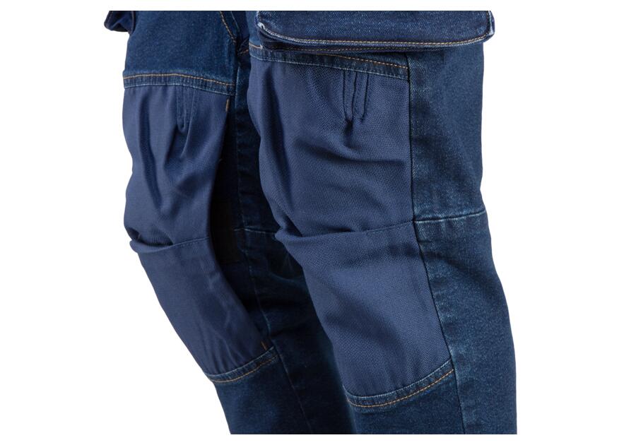 Zdjęcie: Spodnie robocze wzmocnione na kolanach XL DENIM